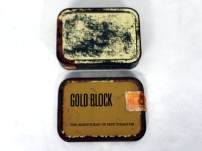 画像3: ビンテージ　ティン（缶）　GOLD　BLOCK　THE　ARISTOCRAT　OF　PIPE　TOBACCOS