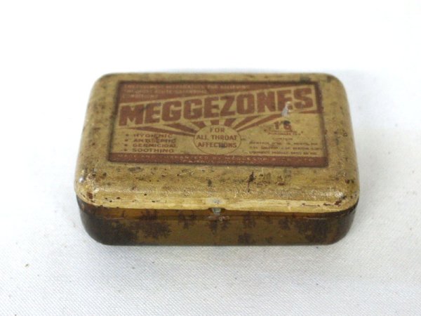 画像1: ビンテージ缶　MEGGEZONES (1)