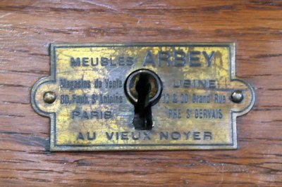 画像2: ロールトップ　キャビネット　MEUBLES ARBEY AU VIEUX NOYER