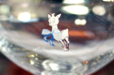 画像1: スパークリング　ペリー　グラス　Babycham　