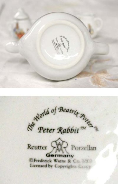 画像3: ピーターラビット　Reutter Porcelain子供用ティセット