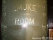 画像2: ステンド　ドア　マホガニー　カット・エッチド　SMOKE ROOM (2)